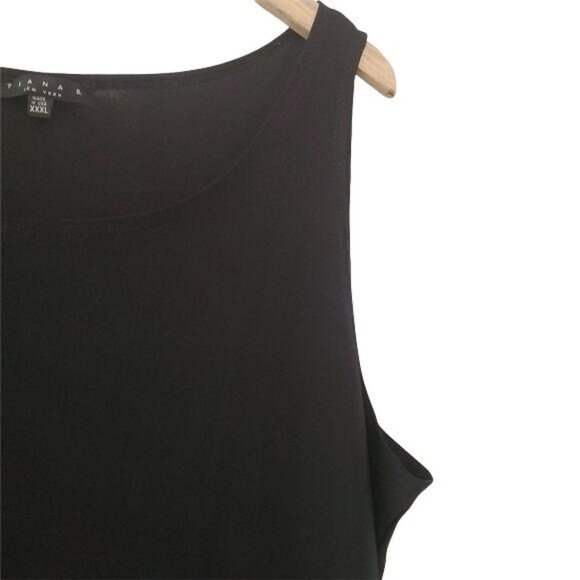 Tiana B. | Classic  Black Sleeveless Blouse - Picture 4 of 6